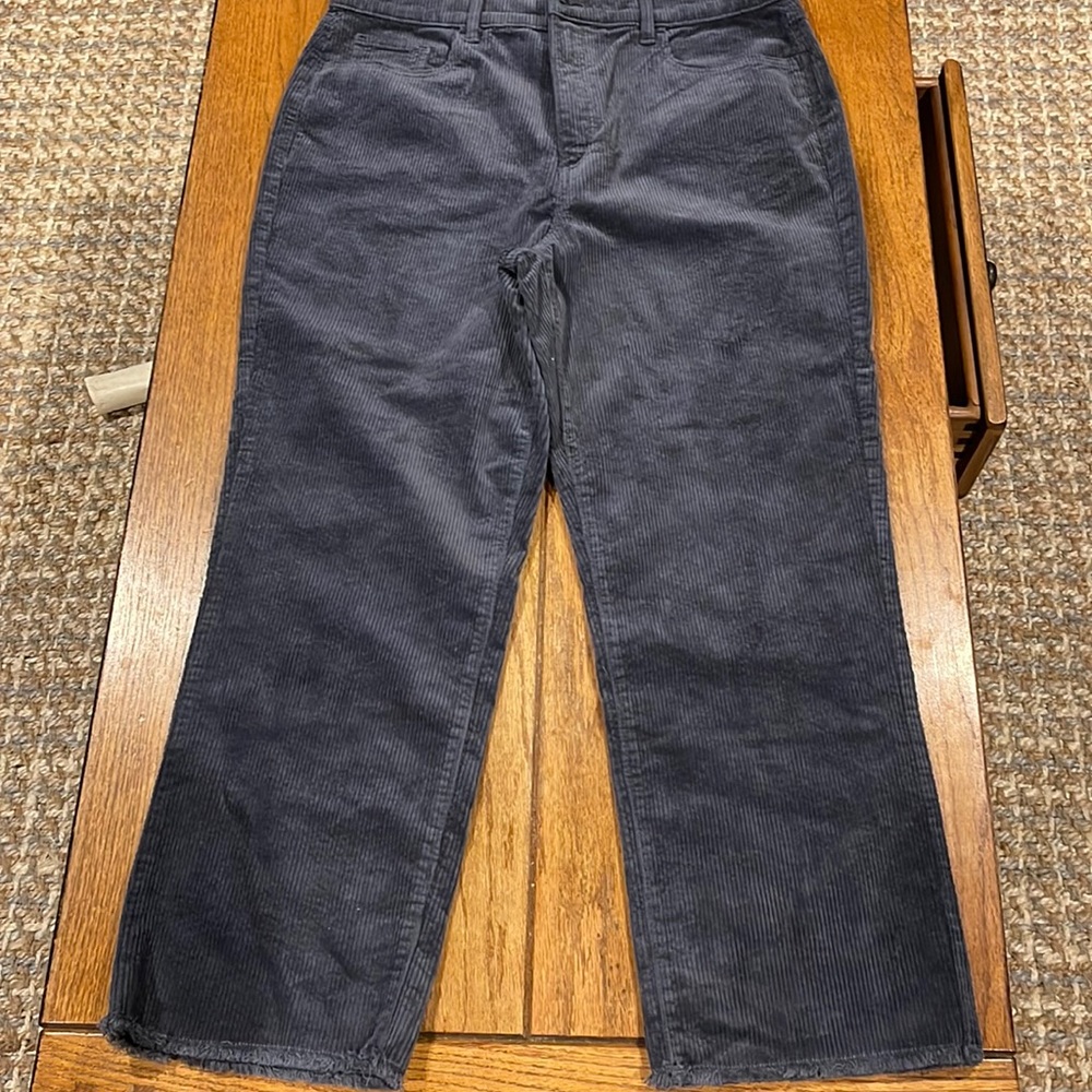 Straight crop Corduroy.